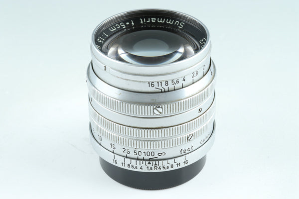 Leica Leitz Summarit 50mm F/1.5 Lens for Leica L39 #40874T