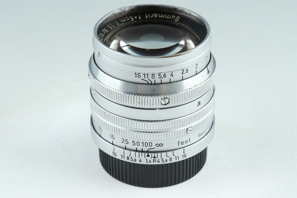 Leica Leitz Summarit 50mm F/1.5 Lens for Leica L39 #41792C2