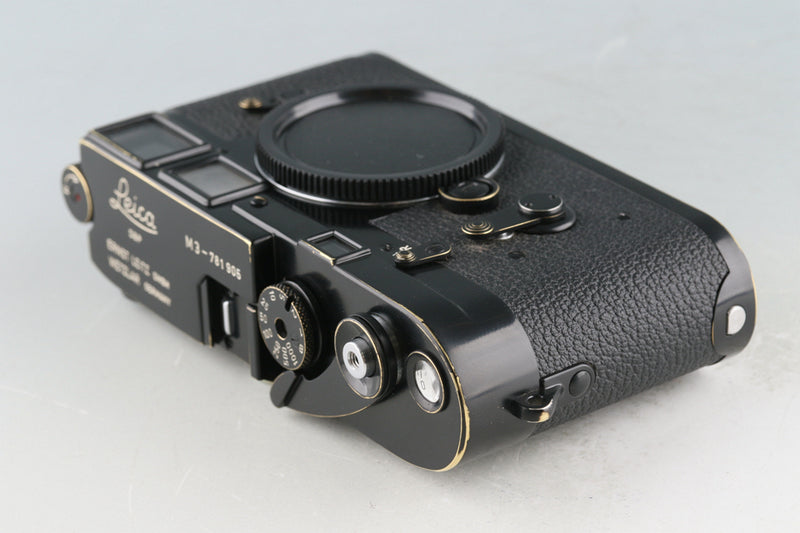 Leica Leitz M3 *Double Stroke* Repainted Black Repainted by Kanto Camera #41911T