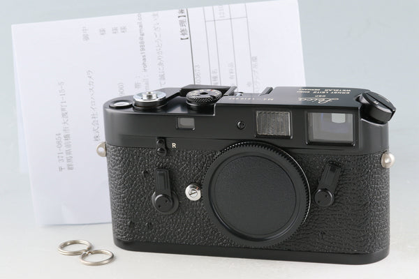 Leica Leitz M4 Repainted Black Repainted by Kanto Camera #42900T