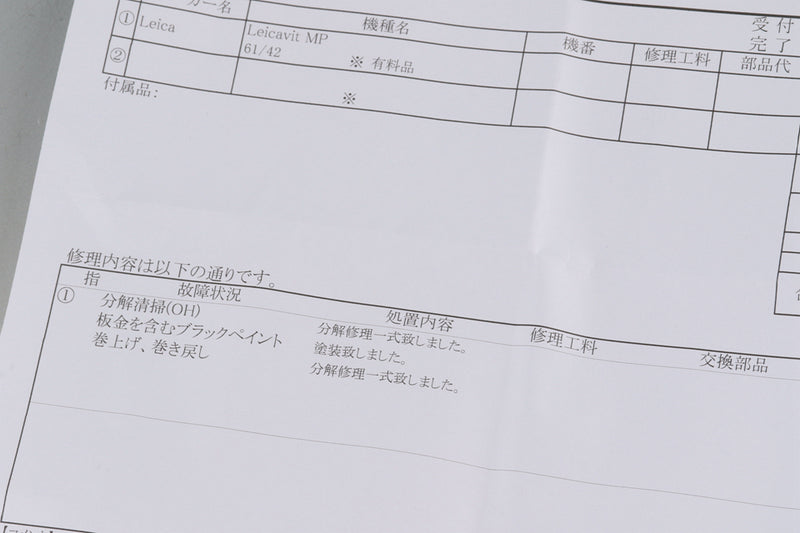 Leicavit MP Repainted Black Repainted by Kanto Camera #43670T
