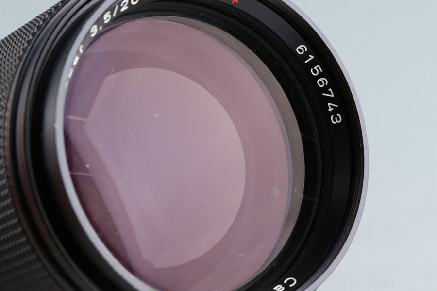 Contax Carl Zeiss Tele-Tessar T* 200mm F/3.5 AEG Lens for CY Mount