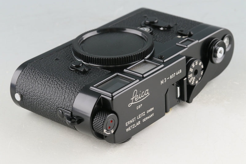 Leica Leitz M3 Repainted Black Repainted by Kanto Camera #45313T