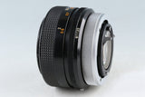 Canon FD 55mm F/1.2 S.S.C. Lens #46145F4