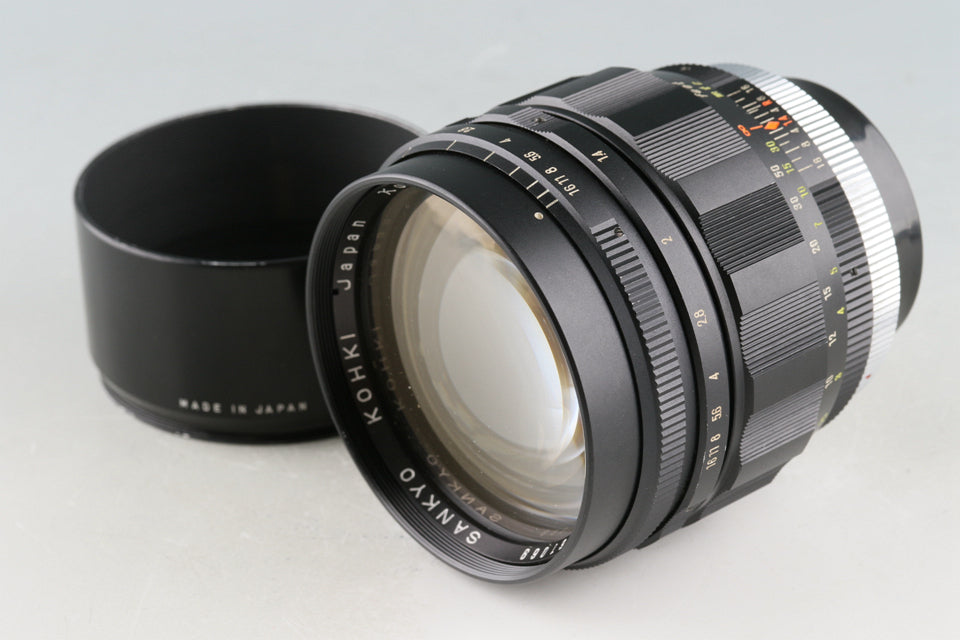 (動作未確認) SANKYO KOHKI JAPAN KOMURA Sankyo Kohki Komura 85mm F/1.4 Lens fd mount #49714E6 – IROHAS SHOP