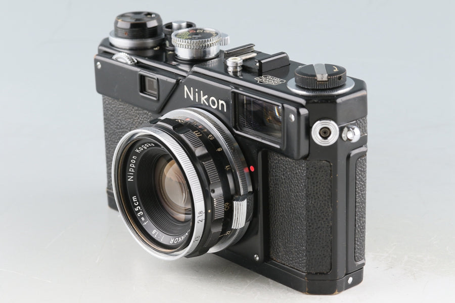 Nikon S3 Olympic Black Paint + W-Nikkor 35mm F/1.8 Lens CLA By