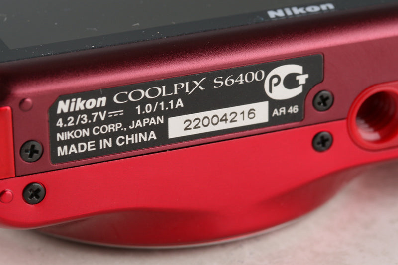 Nikon Coolpix S6400 Digital Camera With Box #49902L4