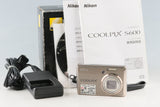 Nikon Coolpix S600 Digital Camera With Box #49903L4