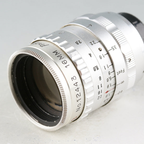 Ichizuka Opt. Professional Kinoter 50mm F/1.9 Lens #49997L7