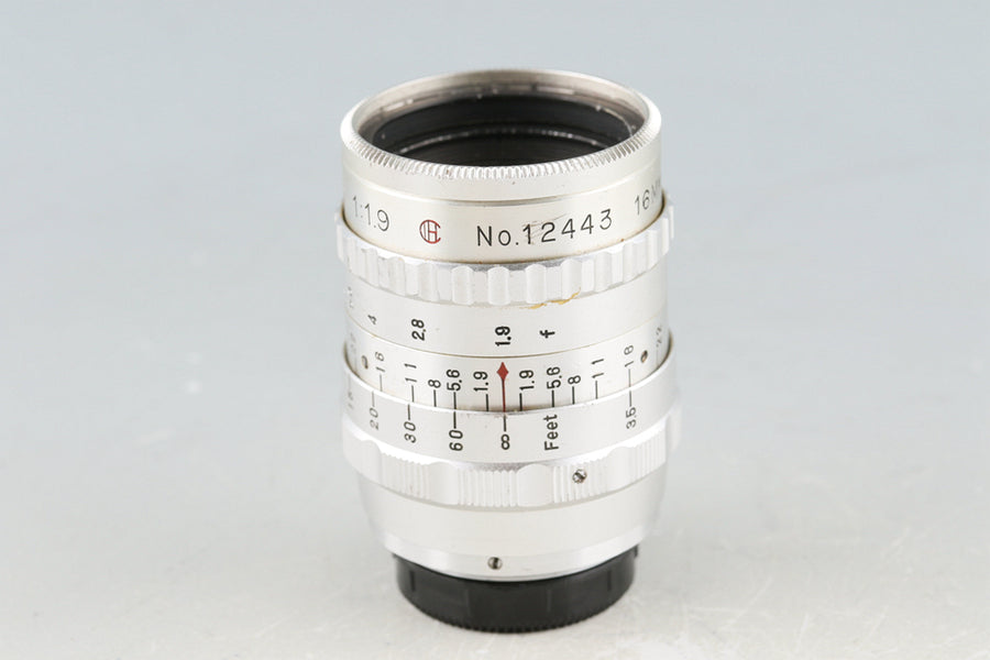 ★美品★ Konishiroku Konitor 50mm F4.5➕純正フード Ichizuka Opt. Professional Kinoter 50mm F/1.9 Lens #49997L7