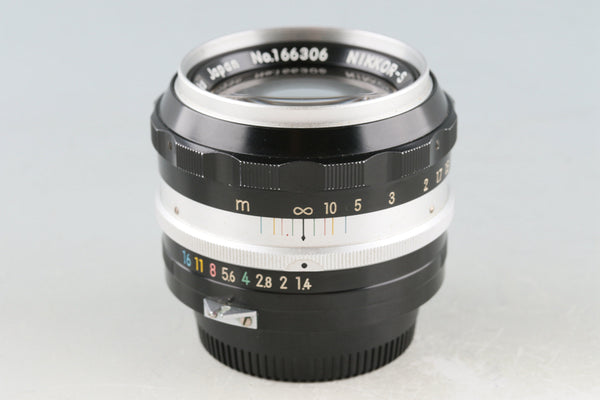 Nikon Nikkor-S Auto 58mm F/1.4 Pat Pend Lens #50187A6