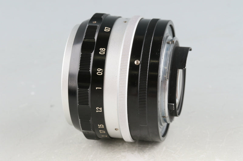 Nikon Nikkor-S Auto 58mm F/1.4 Pat Pend Lens #50187A6