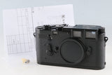 Leica Leitz M3 Repainted Black Repainted by Kanto Camera #50201T