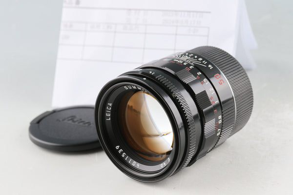 Leica Leitz Summilux-M 50mm F/1.4 Black Paint Lens CLA By Kanto Camera #50385T