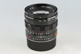 Leica Leitz Summilux-M 50mm F/1.4 Black Paint Lens CLA By Kanto Camera #50385T