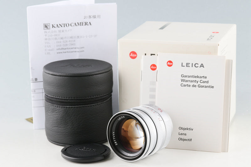 Leica Leitz Summilux 50mm F/1.4 for Leica L39 With Box CLA By Kanto Camera #50499L1