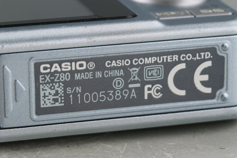 Casio Exilim EX-Z80 Digital Camera #51262J