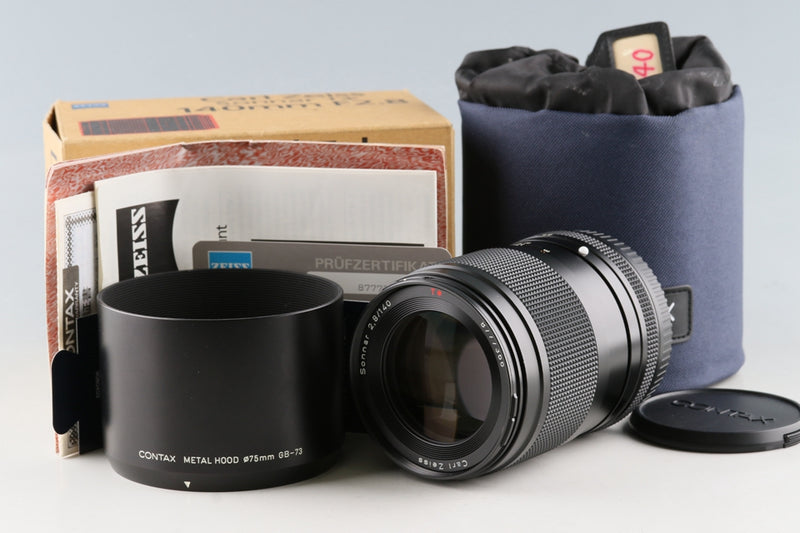 Contax Carl Zeiss Sonnar T* 140mm F/2.8 Lens for Contax 645 With Box # –  IROHAS SHOP