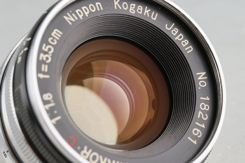 Nikon W-NIKKOR・C 35mm F/1.8 Lens for Leica L39 CLA By Kanto Camera #52125L4