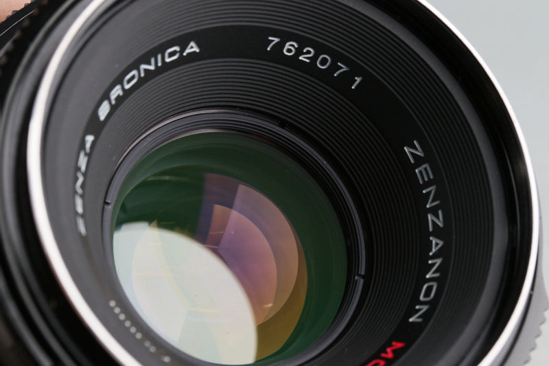 Zenza Bronica ETR + Zenzanon MC 75mm F/2.8 Lens  #52263E3