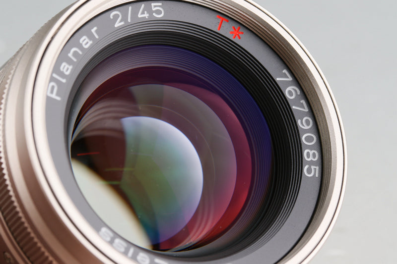 Contax G2 + Carl Zeiss Planar T* 45mm F/2 Lens for G1/G2 #52500E3#AU
