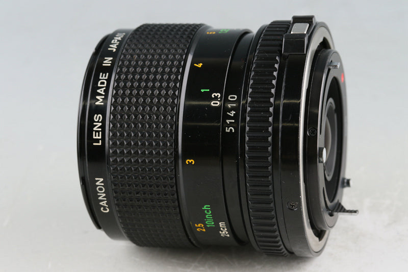 Canon Macro FD 50mm F/3.5 Lens #52521F4