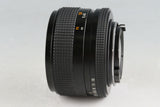 Contax Carl Zeiss Planar T* 50mm F/1.4 AEJ Lens for CY Mount #52580A2