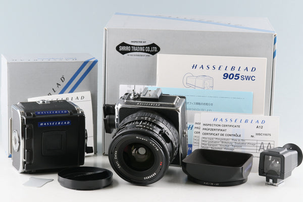 Hasselblad 905 SWC/Biogon T* 38mm F/4.5 Lens + A12 With Box #52584L10