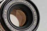 Canon 50mm F/2.8 Lens for Leica L39 #52698C1