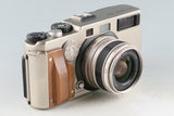 Fujifilm TX-1 + Super-EBC Fujinon 45mm F/4 Lens *Shutter Count:62 #52788A4
