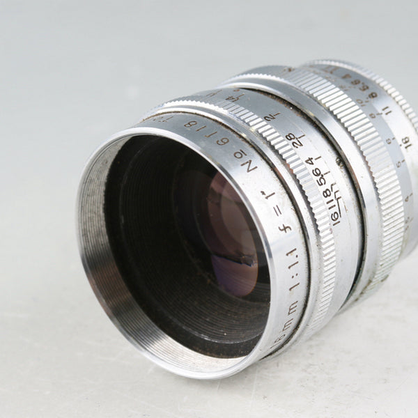 Teikoku Kogaku Zunow Cine 16mm F/1.1 Lens for C-mount #52820E6