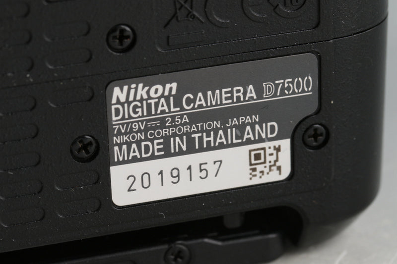 Nikon D7500 Digital SLR Camera *Shutter Count:34630 #52833F3