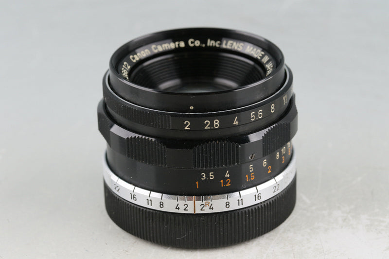 Canon 35mm F/2 Lens for Leica L39 #52911C1