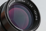 Nikon Nikkor 105mm F/2.5 Ais Lens #52922A5