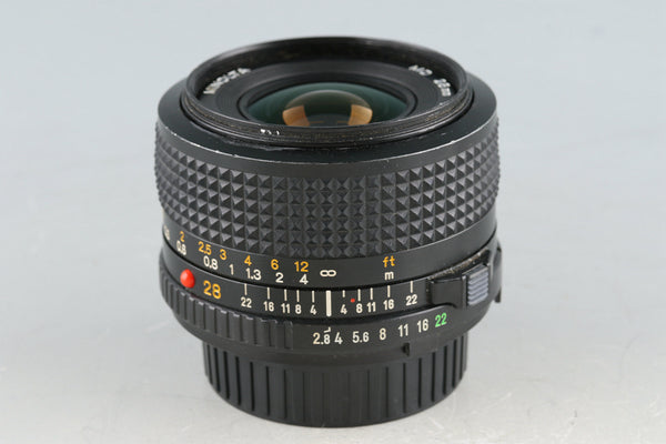 Minolta MD Rokkor 28mm F/2.8 Lens for MD Mount #52952F4