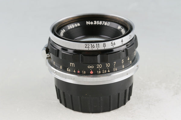 Nikon W-Nikkor 35mm F/1.8 Lens for Nikon S #52960H12