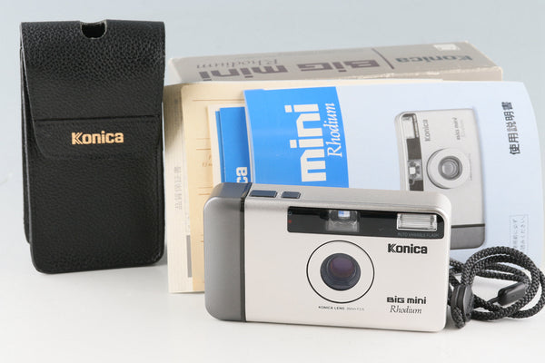 Konica BiG mini Rhodium 35mm Compact Film Camera With Box #53036L8