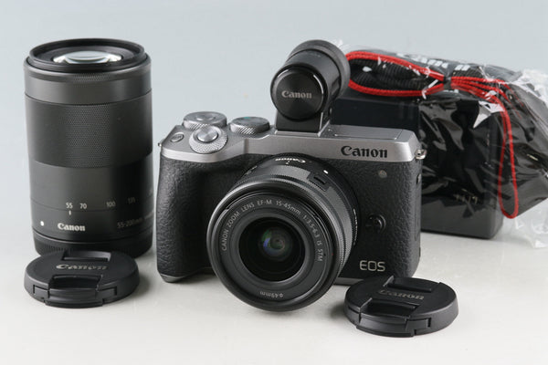 Canon EOS M6 Mark II + EF-M 15-45mm F/3.5-6.3 IS STM Lens + EF-M 55-200mm F/4.5-6.3 IS STM Lens #53043E1