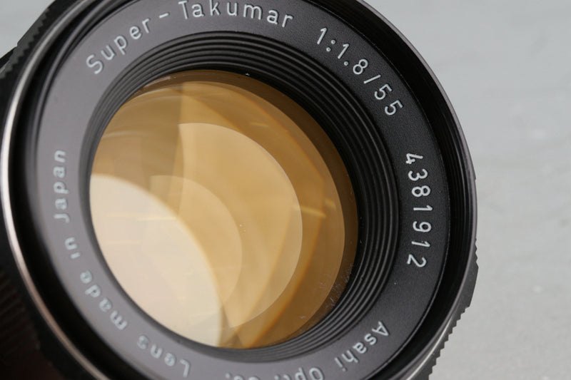 Asahi Pentax Super-Takumar 55mm F/1.8 Lens for M42 Mount #53109C3 – IROHAS  SHOP