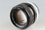 Canon FD 50mm F/1.4 S.S.C. Lens #53114F4