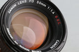 Canon FD 50mm F/1.4 S.S.C. Lens #53114F4