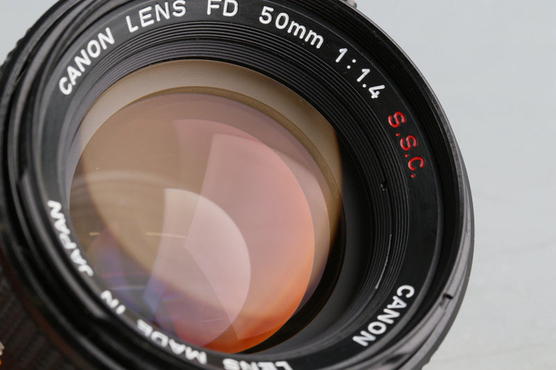 Canon FD 50mm F/1.4 S.S.C. Lens #53114F4