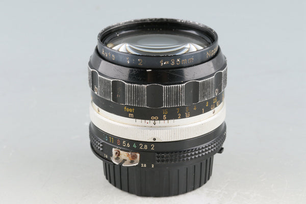 Nikon NIKKOR-O Auto 35mm F/2 Ai Lens #53115H13