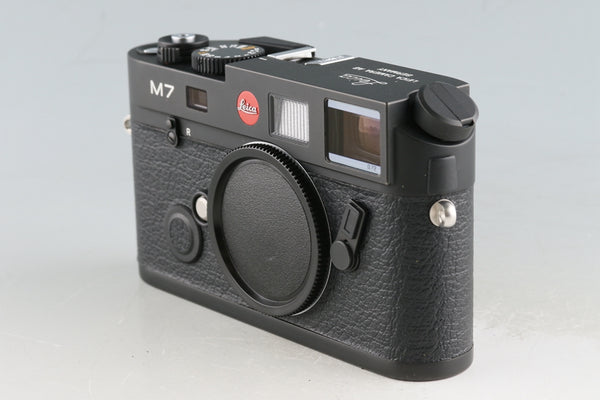 Leica M7 Engrave 0.72 Black Chrome 35mm Rangefinder Film Camera #53167T