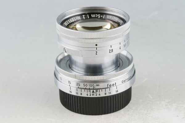 Leica Leitz Summicron 50mm F/2 Lens for Leica L39 #53195T#AU