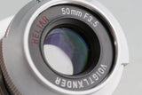 Voigtlander Heliar 50mm F/3.5 Lens for Leica L39 #53235C2