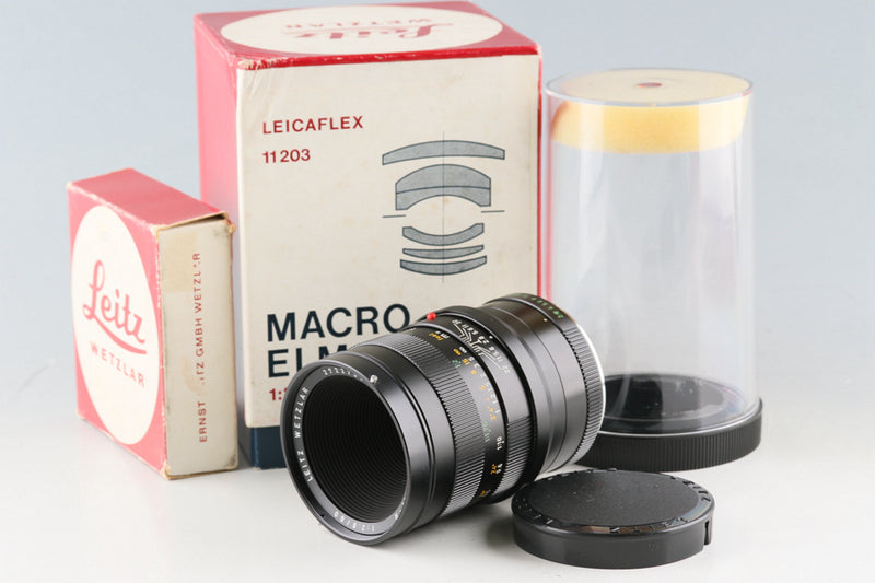 Leica Leitz Macro-Elmarit-R 60mm F/2.8 3-Cam Lens for Leica R With Box #53237L1