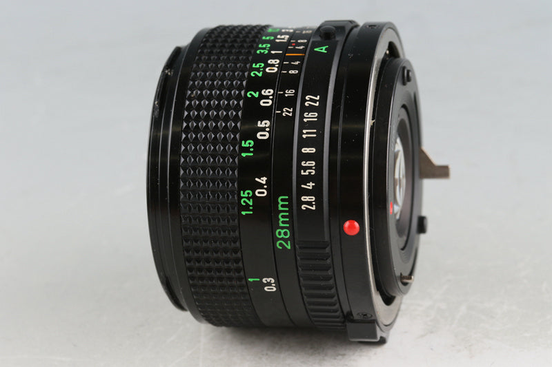 Canon FD 28mm F/2.8 Lens #53443H11