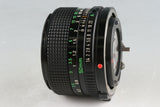 Canon FD 50mm F/1.4 Lens #53447H11