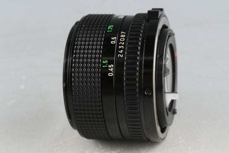 Canon FD 50mm F/1.4 Lens #53447H11